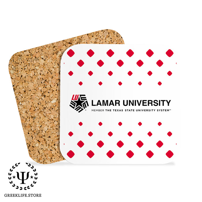 Lamar University Beverage Coasters Square (Set of 4)