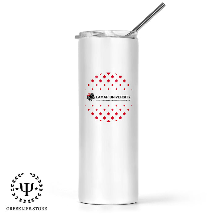 Lamar University Stainless Steel Skinny Tumbler 20 OZ