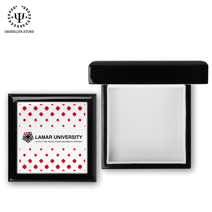 Lamar University Keepsake Box Wooden