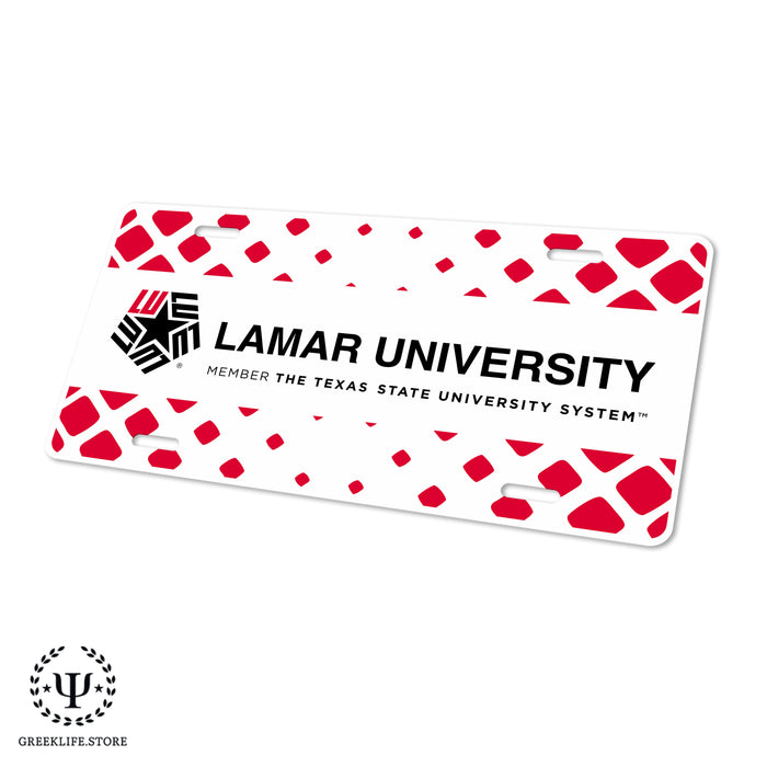 Lamar University Decorative License Plate