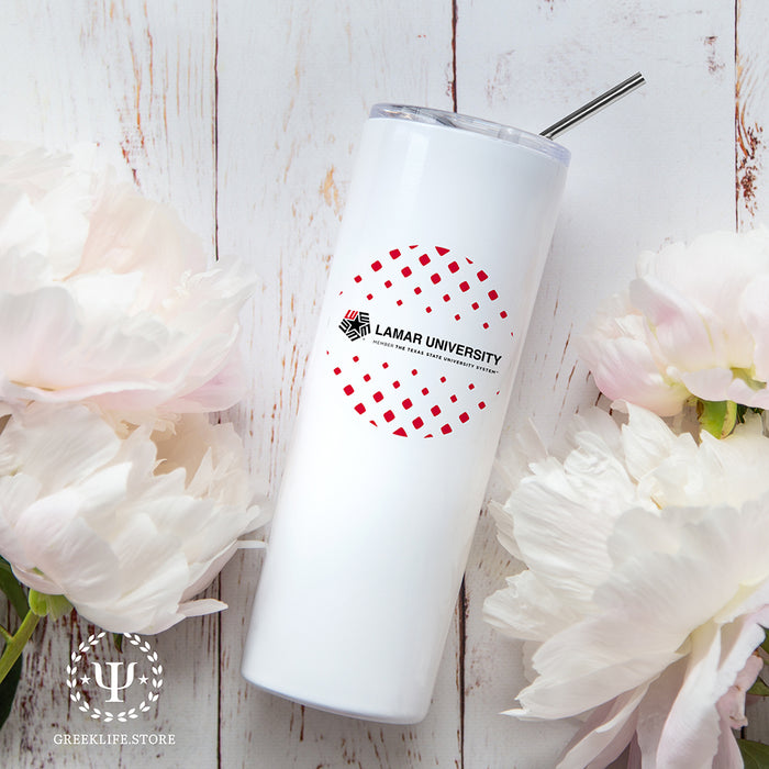 Lamar University Stainless Steel Skinny Tumbler 20 OZ