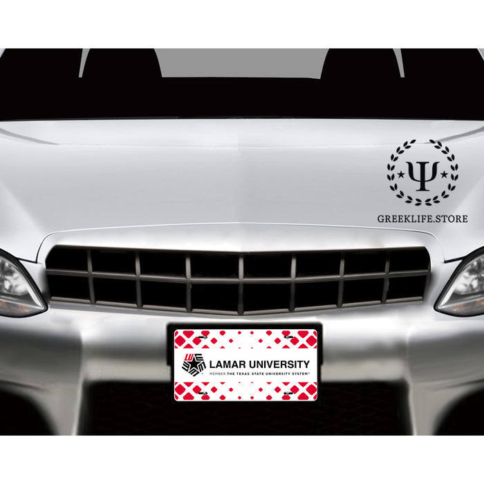 Lamar University Decorative License Plate