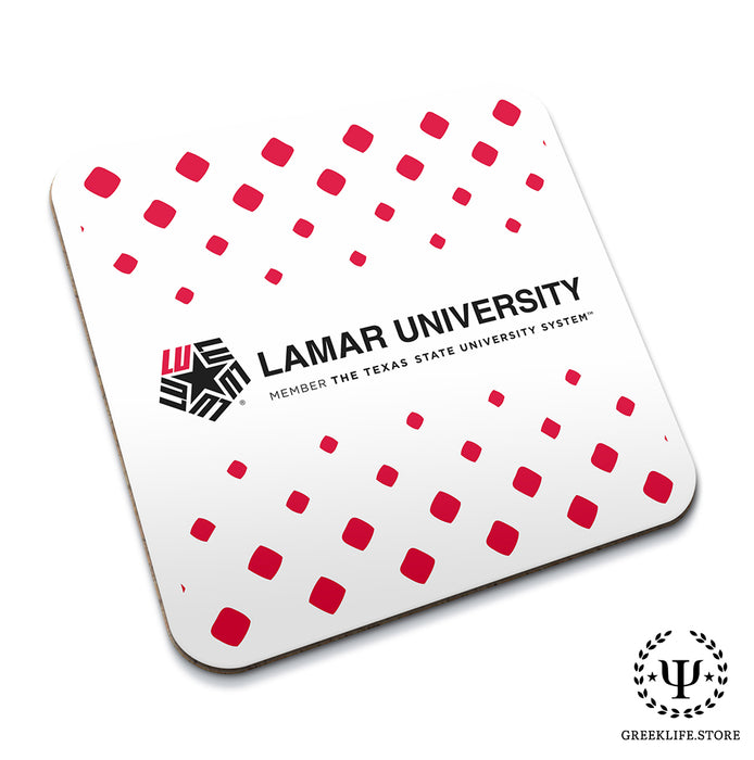 Lamar University Beverage Coasters Square (Set of 4)