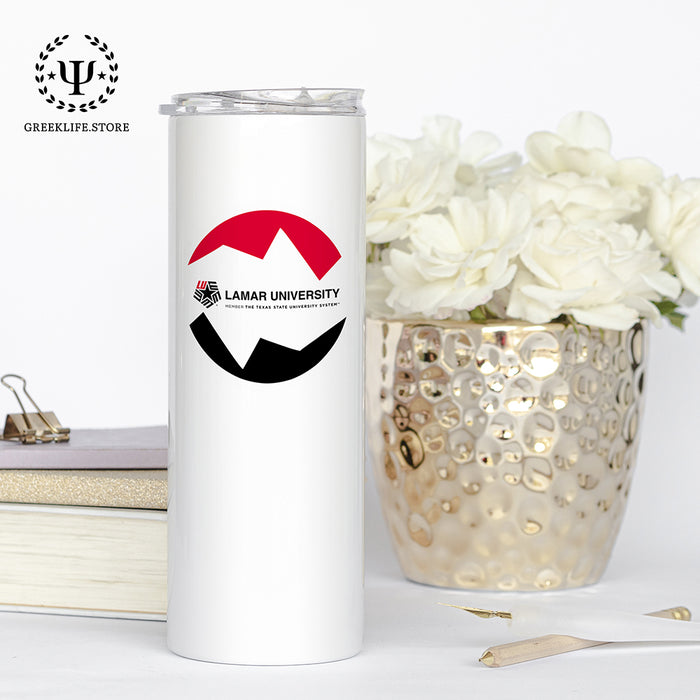 Lamar University Stainless Steel Skinny Tumbler 20 OZ