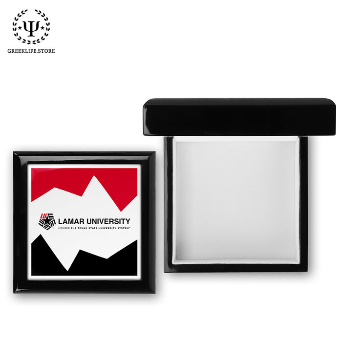 Lamar University Keepsake Box Wooden