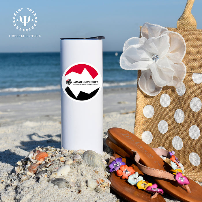 Lamar University Stainless Steel Skinny Tumbler 20 OZ