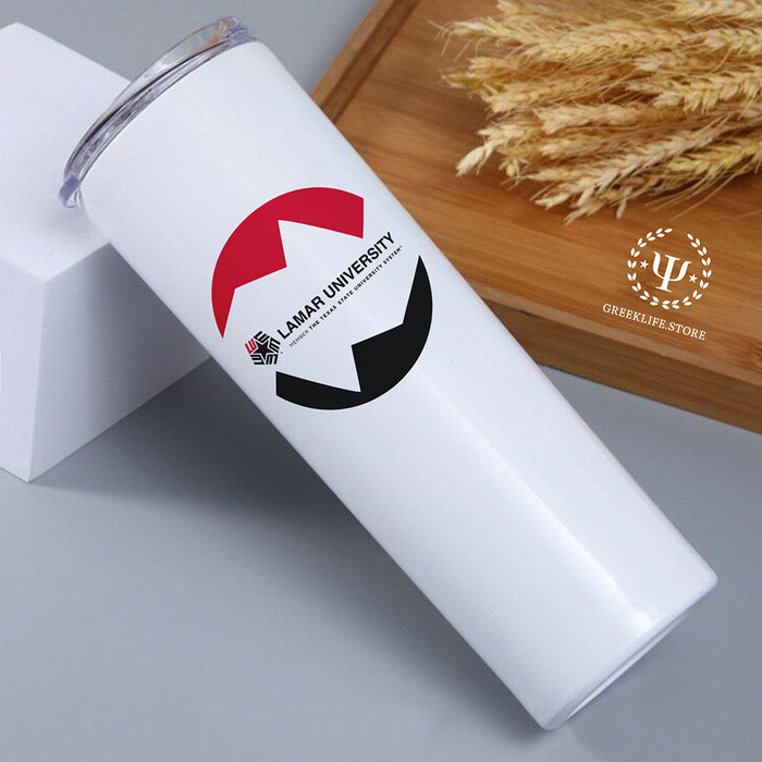 Lamar University Stainless Steel Skinny Tumbler 20 OZ