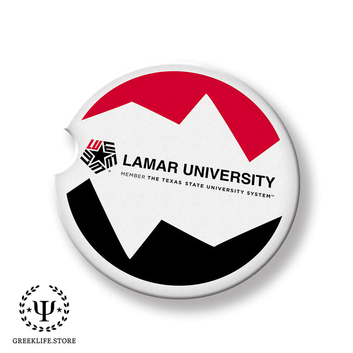 Lamar University Car Cup Holder Coaster (Set of 2)