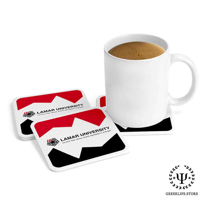 Lamar University Beverage Coasters Square (Set of 4)