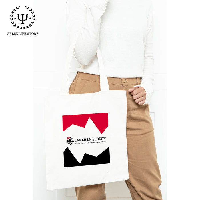 Lamar University Canvas Tote Bag