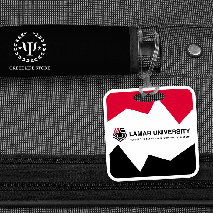 Lamar University Luggage Bag Tag (square)