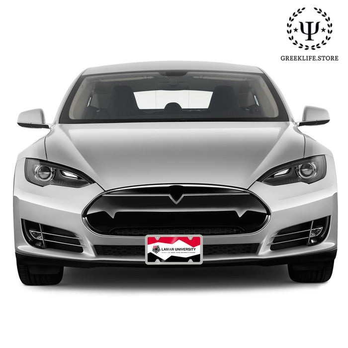 Lamar University Decorative License Plate