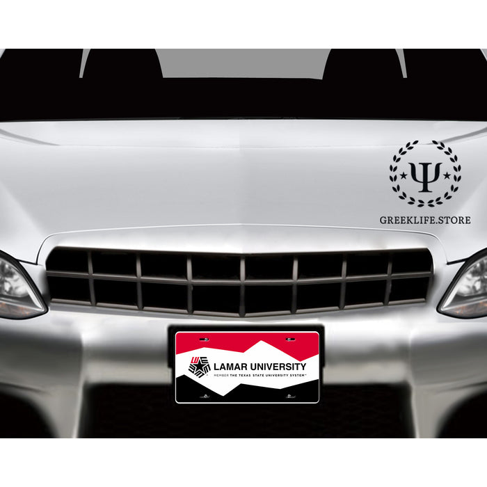 Lamar University Decorative License Plate