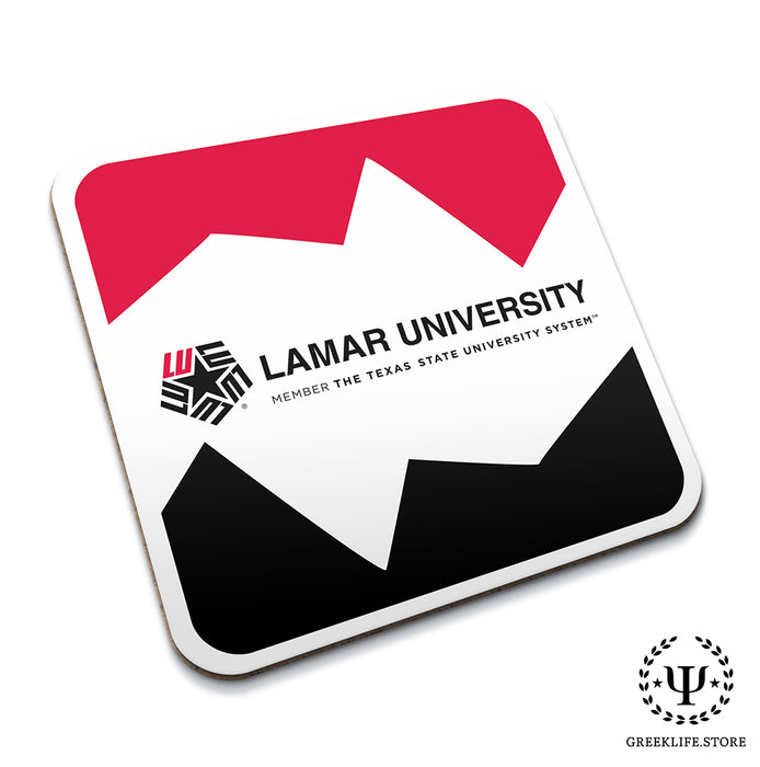 Lamar University Beverage Coasters Square (Set of 4)