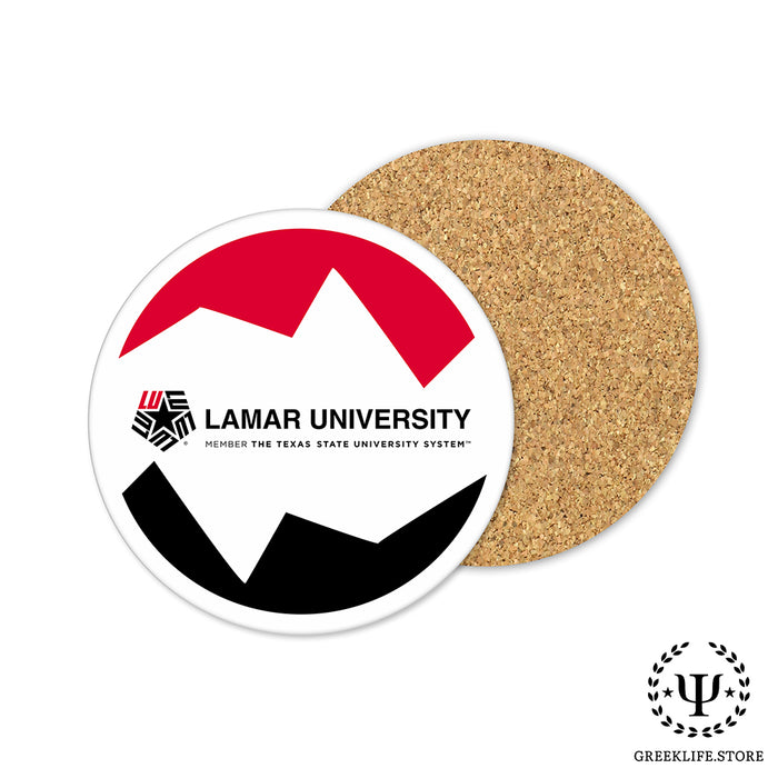 Lamar University Beverage coaster round (Set of 4)