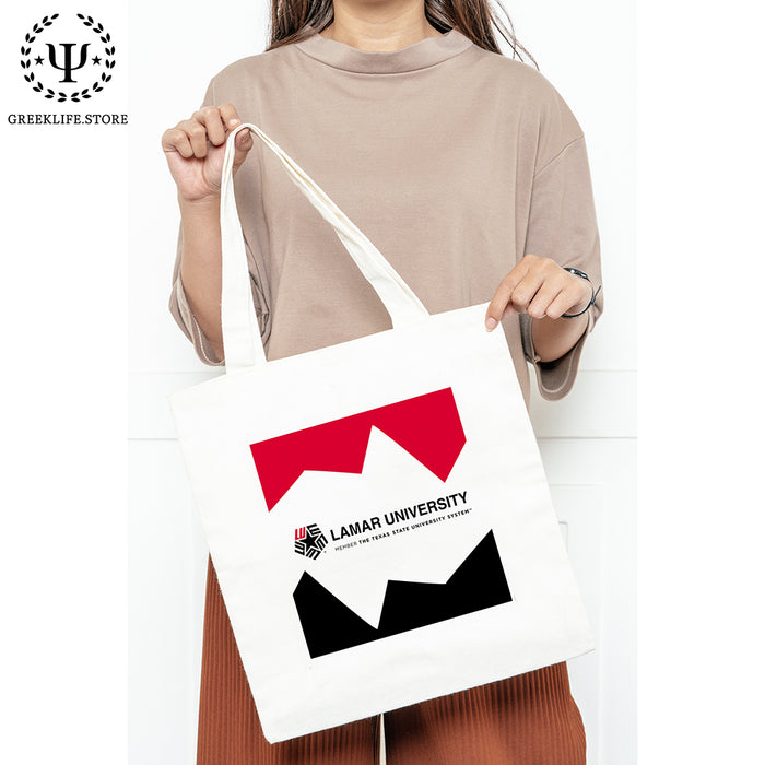 Lamar University Canvas Tote Bag