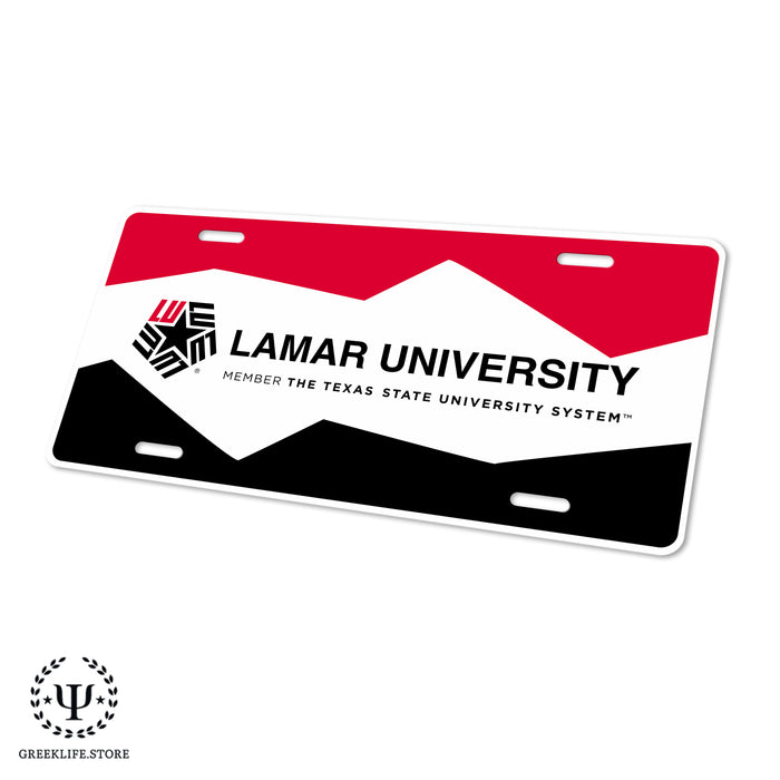 Lamar University Decorative License Plate