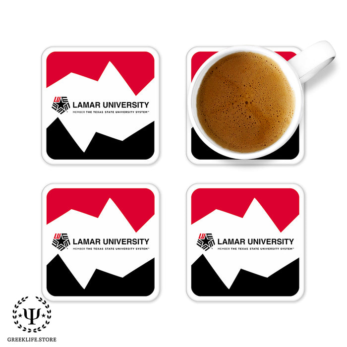 Lamar University Beverage Coasters Square (Set of 4)