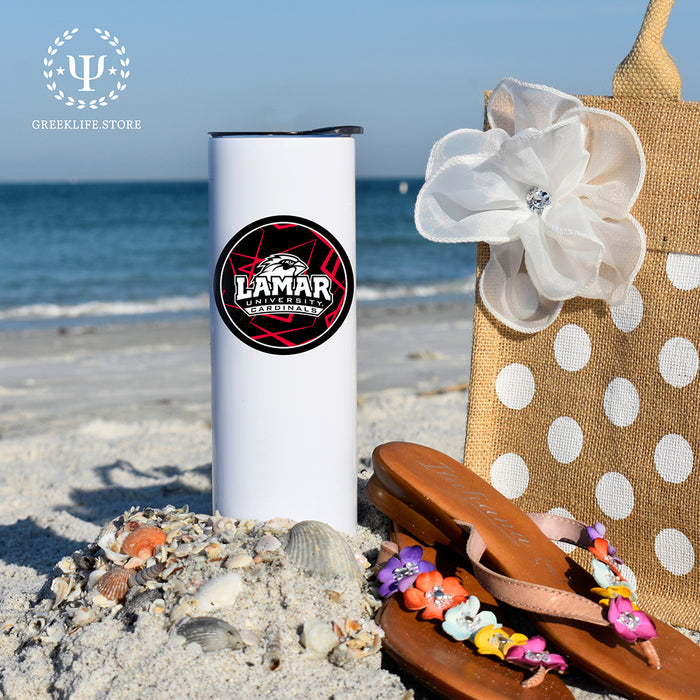 Lamar University Stainless Steel Skinny Tumbler 20 OZ
