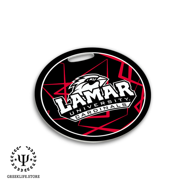 Lamar University Luggage Bag Tag (round)