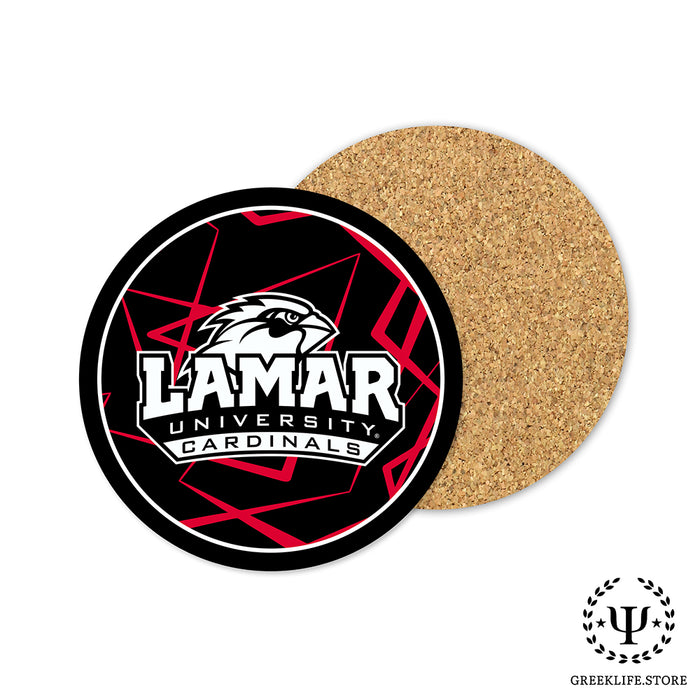 Lamar University Beverage coaster round (Set of 4)