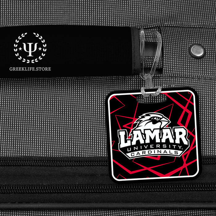 Lamar University Luggage Bag Tag (square)