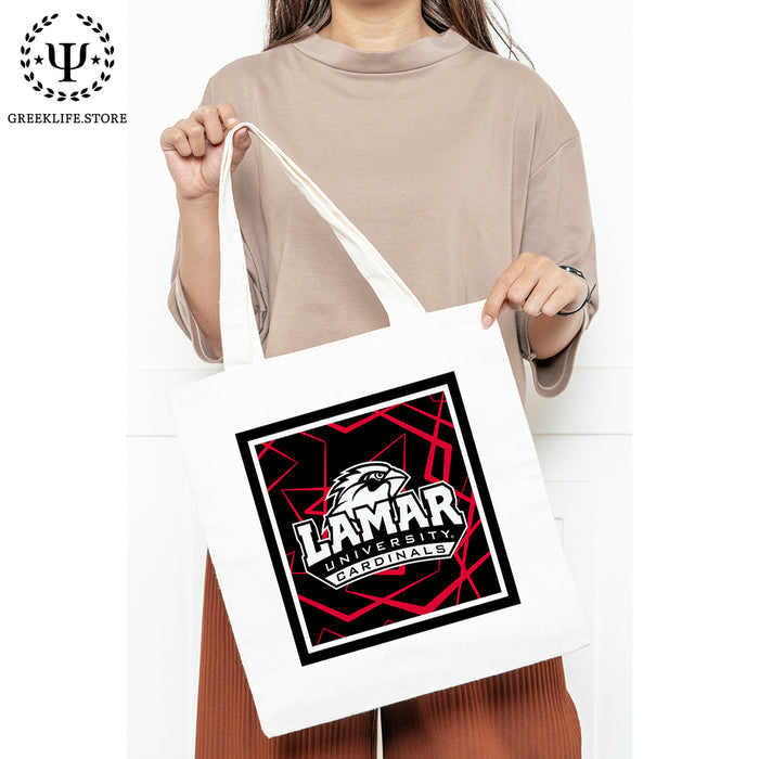 Lamar University Canvas Tote Bag