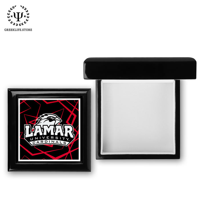 Lamar University Keepsake Box Wooden