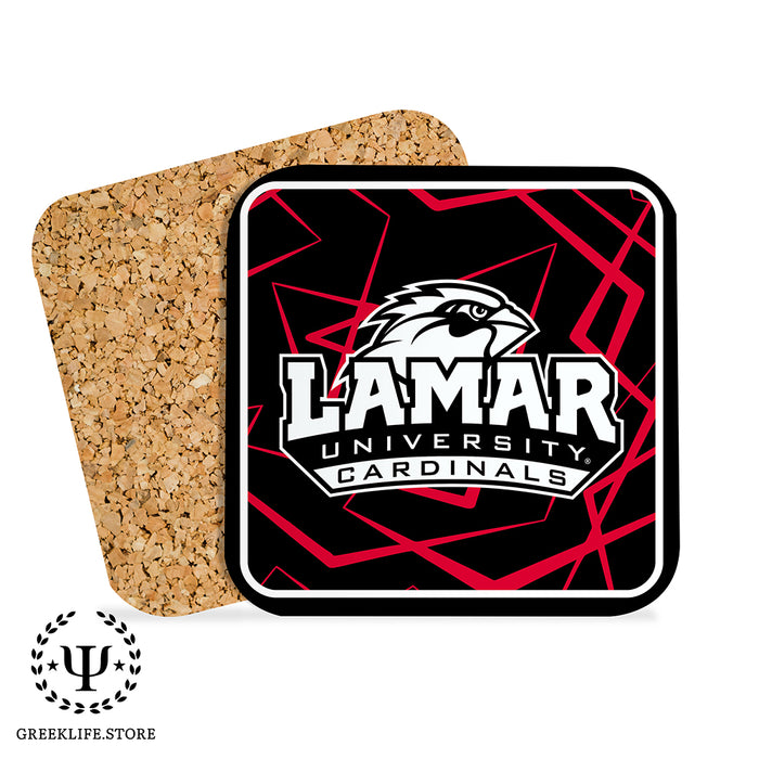 Lamar University Beverage Coasters Square (Set of 4)