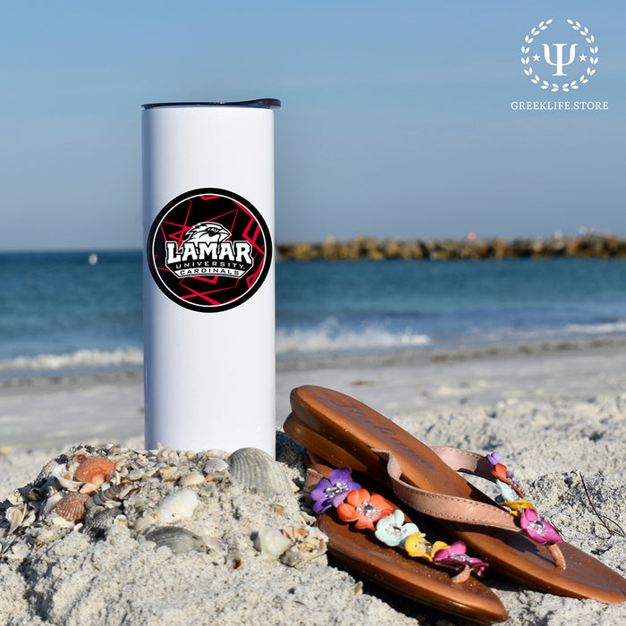 Lamar University Stainless Steel Skinny Tumbler 20 OZ