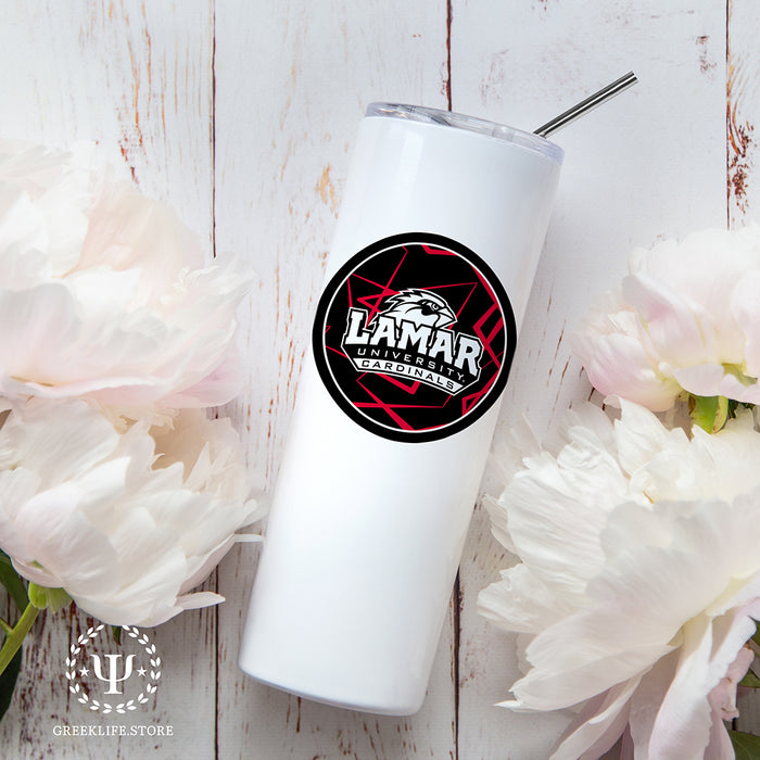 Lamar University Stainless Steel Skinny Tumbler 20 OZ