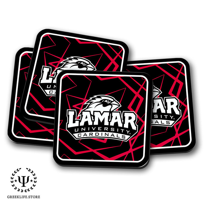 Lamar University Beverage Coasters Square (Set of 4)