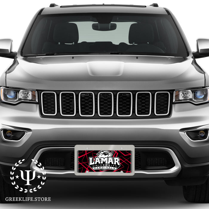 Lamar University Decorative License Plate
