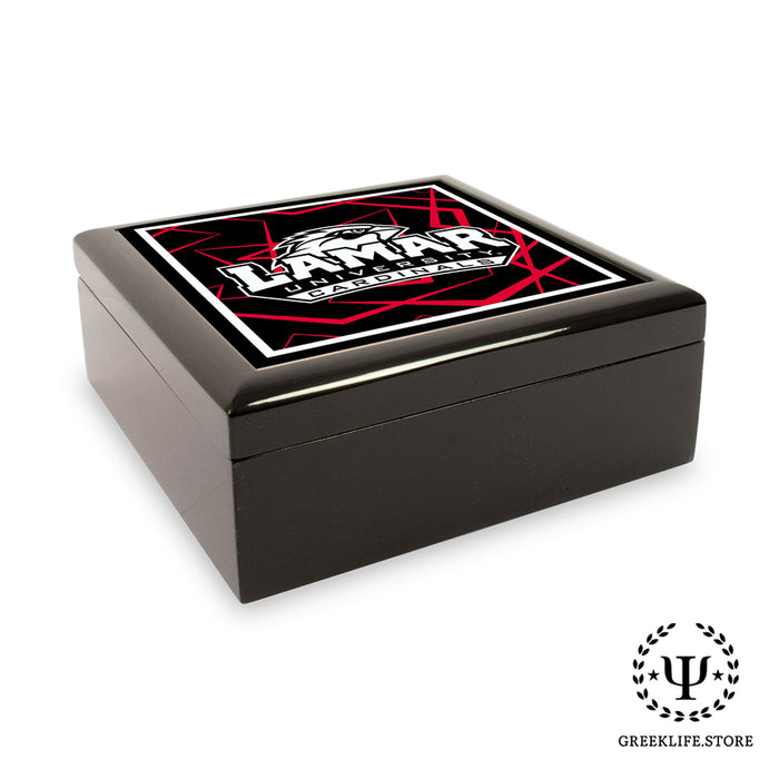 Lamar University Keepsake Box Wooden
