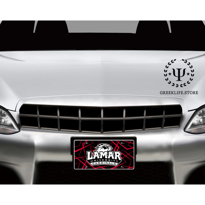Lamar University Decorative License Plate