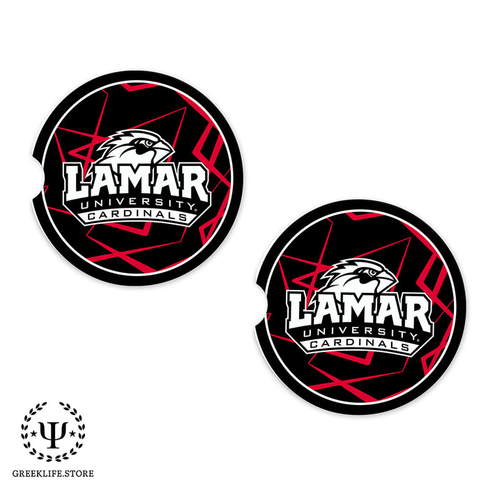 Lamar University Car Cup Holder Coaster (Set of 2)