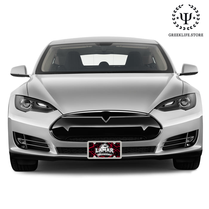 Lamar University Decorative License Plate