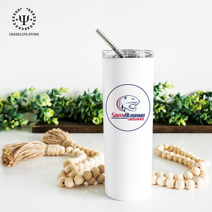 University of South Alabama Stainless Steel Skinny Tumbler 20 OZ