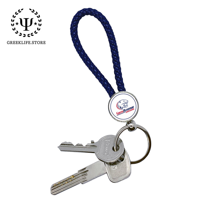 University of South Alabama Keychain round