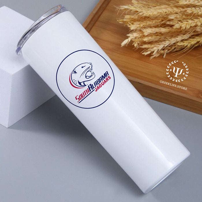 University of South Alabama Stainless Steel Skinny Tumbler 20 OZ