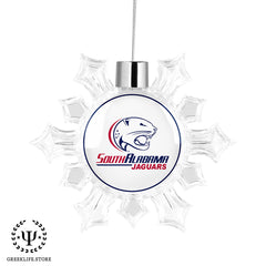 University of South Alabama Christmas Ornament Flat Round