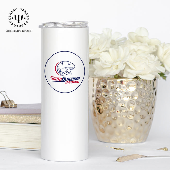 University of South Alabama Stainless Steel Skinny Tumbler 20 OZ