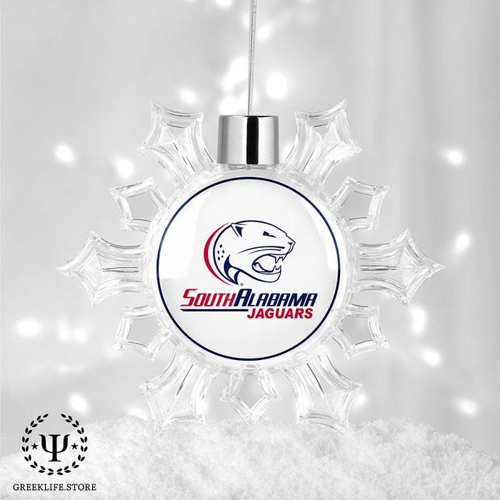 University of South Alabama Christmas Ornament - Snowflake