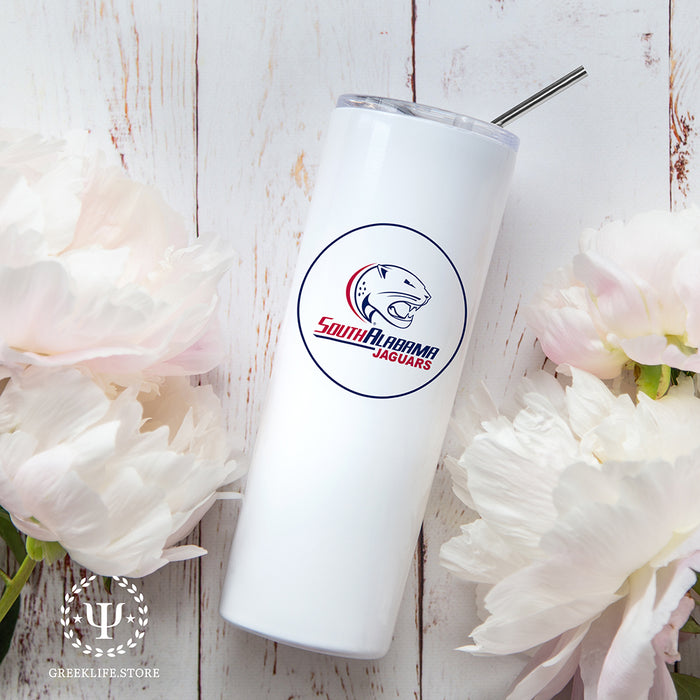 University of South Alabama Stainless Steel Skinny Tumbler 20 OZ