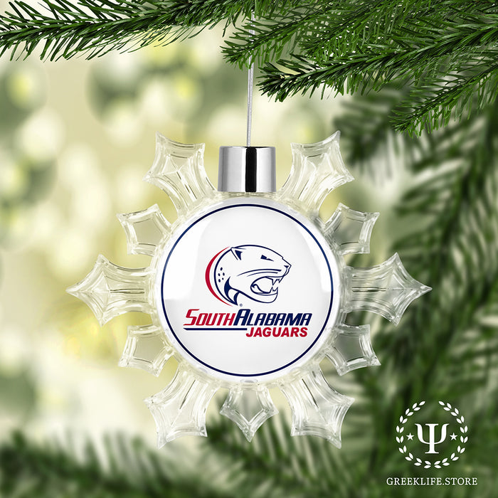 University of South Alabama Christmas Ornament - Snowflake