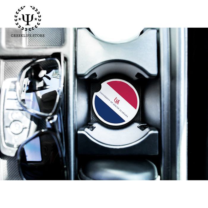 University of South Alabama Car Cup Holder Coaster (Set of 2)