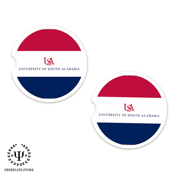 University of South Alabama Car Cup Holder Coaster (Set of 2)