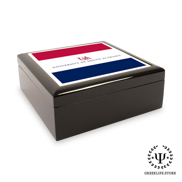 University of South Alabama Keepsake Box Wooden