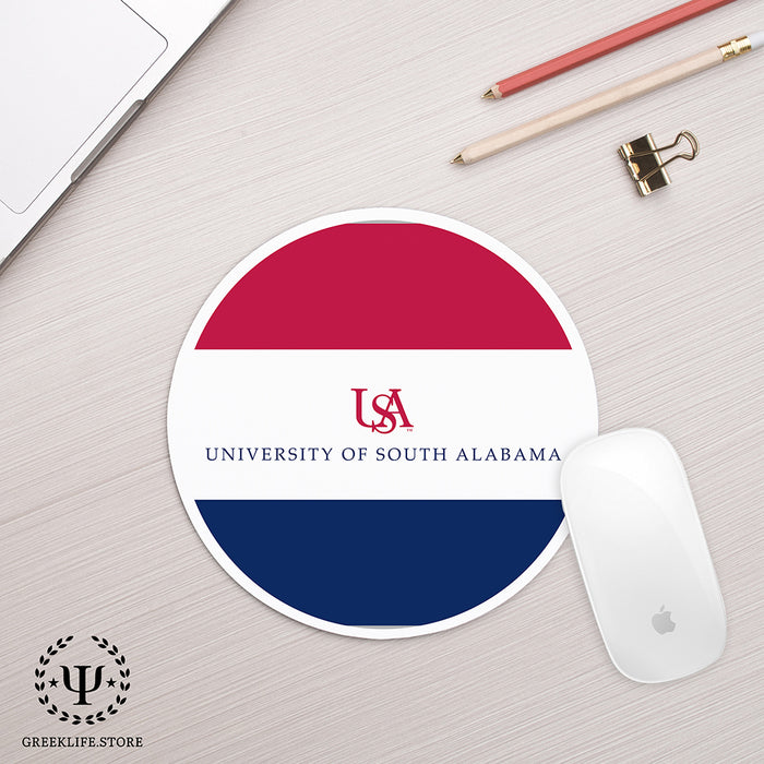 University of South Alabama Mouse Pad Round