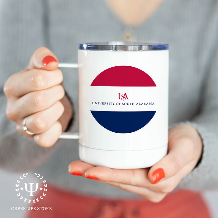 University of South Alabama Stainless Steel Travel Mug 13 OZ